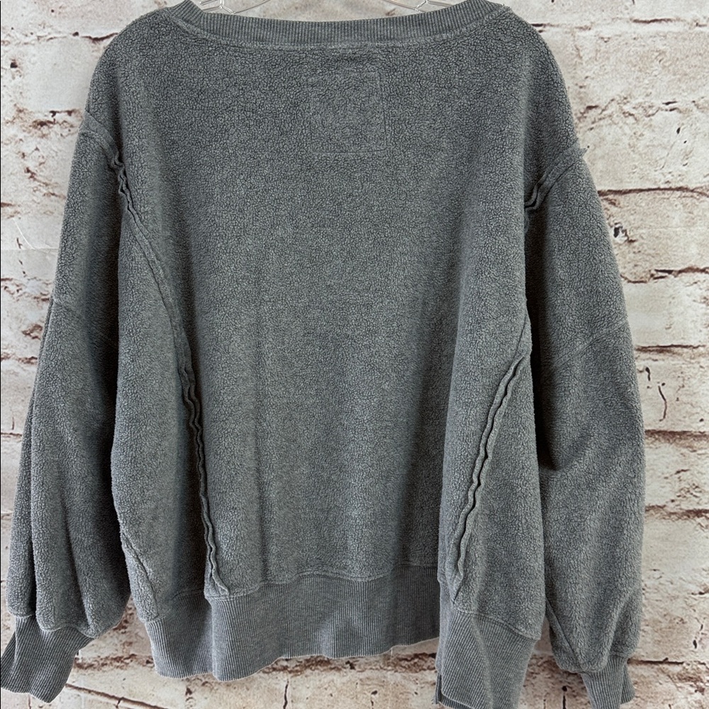 American Eagle Seriously Huggable Gray Oversized … - image 5